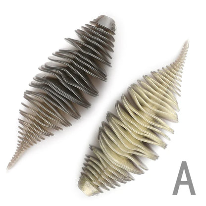 Soft Lure Worms for Bass Fishing - 100mm/4pcs -HookUpCo.