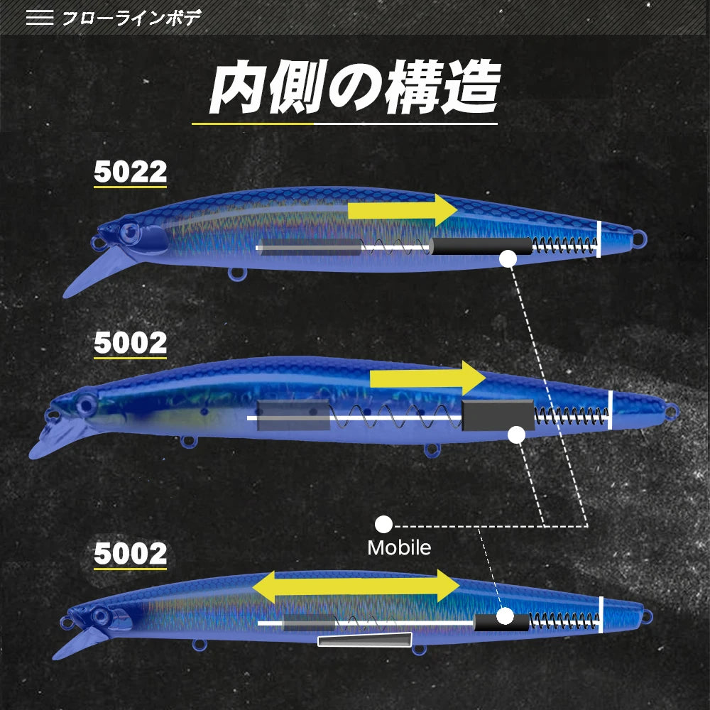 HookUpCo. Luminous Assassin Minnow Fishing Lure - HookUpCo.