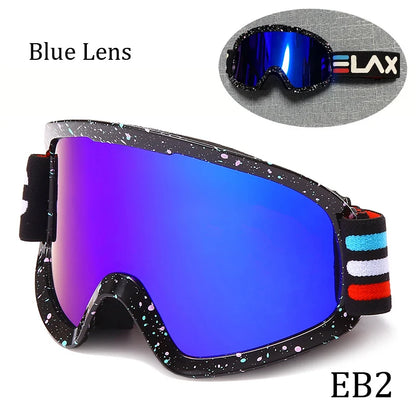 Double Layer Anti-Fog Ski Goggles for Clear Outdoor Vision