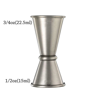 Japanese Stainless Steel Jigger 1oz/2oz