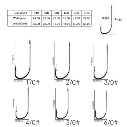 HookUpCo. Barbed Fishing Hooks Set for Carp - HookUpCo.