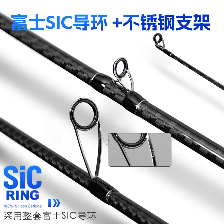 HookUpCo. Fast Action Carbon Fishing Rod - HookUpCo.