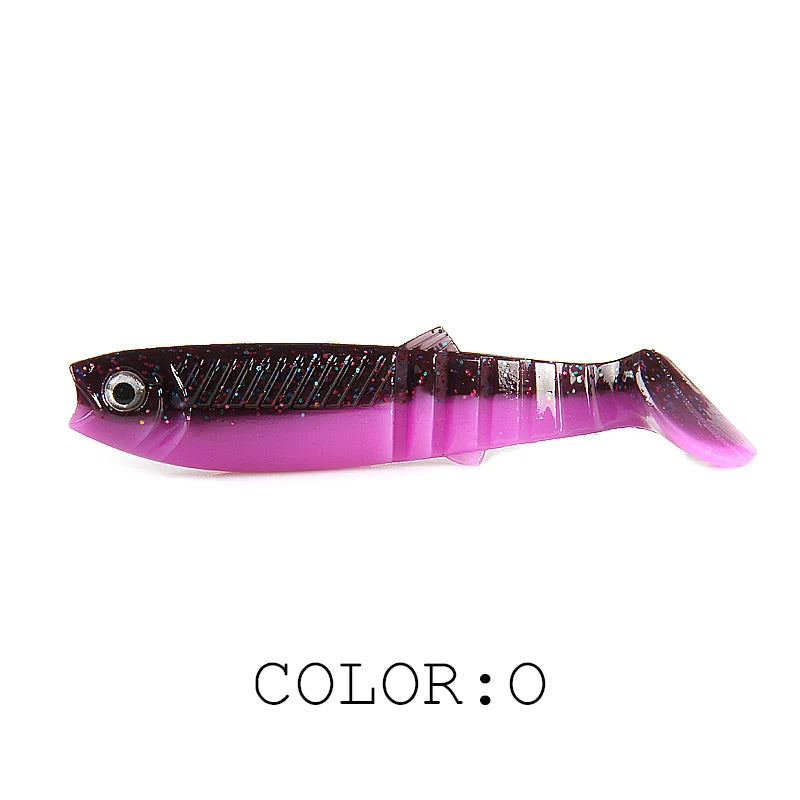 3D Bicolor Smell Cannibal Baits for Fishing