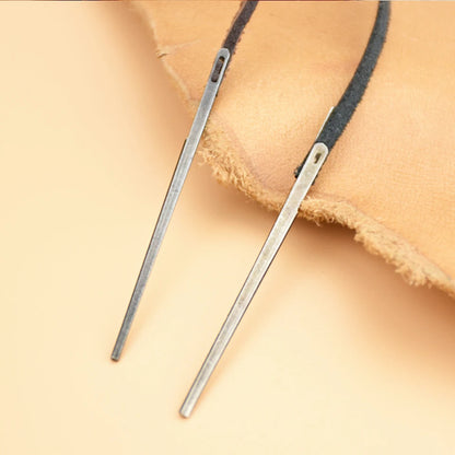 HookUpCo. 6 Pcs Leather Sewing Needles for Craft Projects