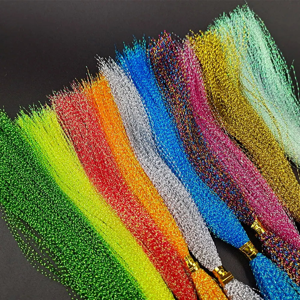 Holographic Twisted Flashabou for Lure Making - HookUpCo.