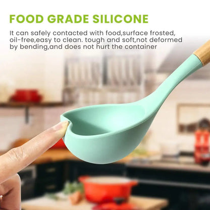 Heat Resistant Silicone Utensil Set for Cooking