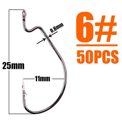 HookUpCo. High Carbon Fishing Hooks - HookUpCo.