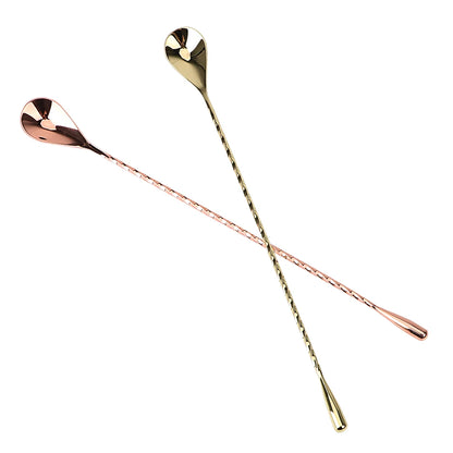 Stylish Stainless Steel Mixing Spoon for Bartenders