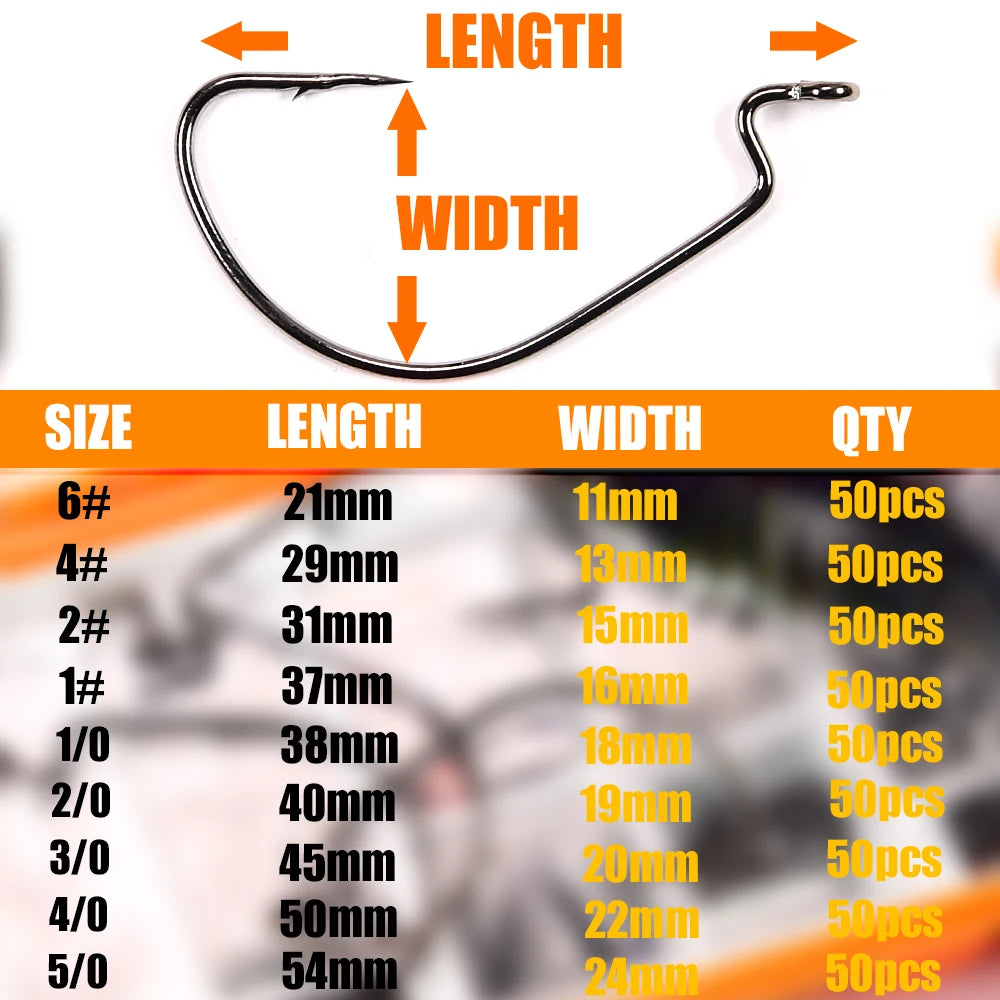 HookUpCo. High Carbon Fishing Hooks - HookUpCo.