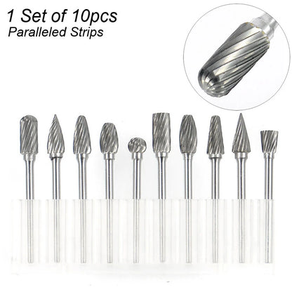 HookUpCo. Rotary Carbide Burr Set for Woodworking