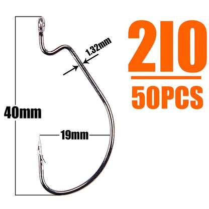 HookUpCo. High Carbon Fishing Hooks - HookUpCo.