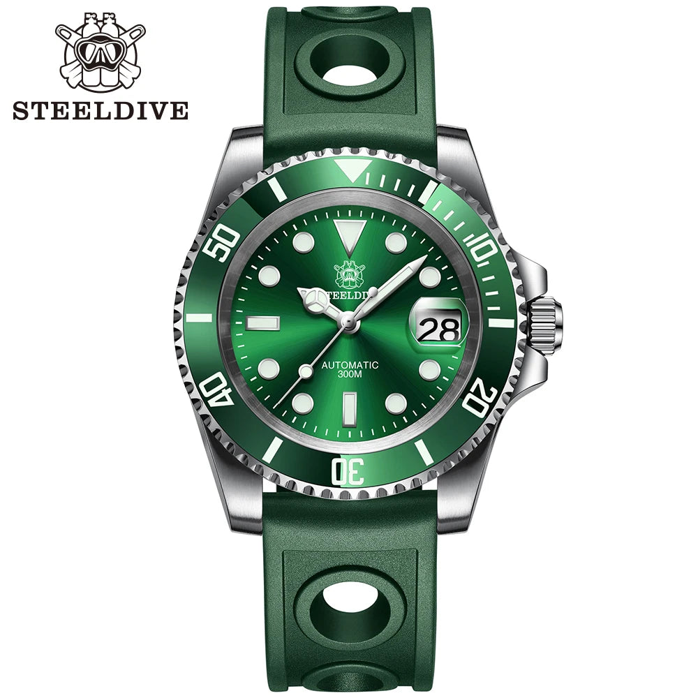 HookUpCo. 30ATM Men's Dive Watch