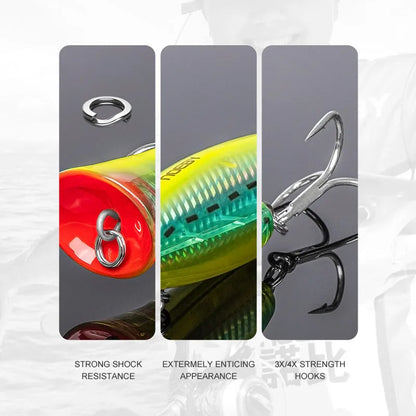 Topwater Wobblers for Saltwater GT Fishing