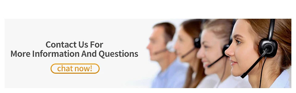 Customer service team with headsets offering live chat support and information