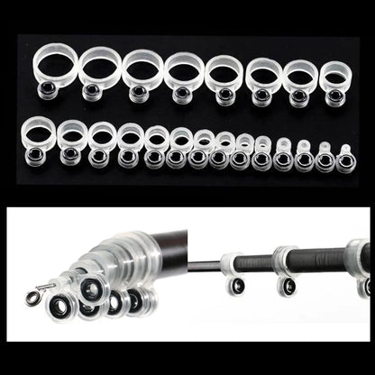 Silicone Fishing Rod Guide Tip Repair Kit 14/22Pcs - HookUpCo.