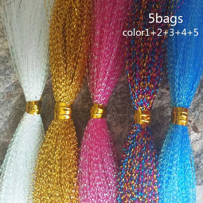 Holographic Twisted Flashabou for Lure Making - HookUpCo.