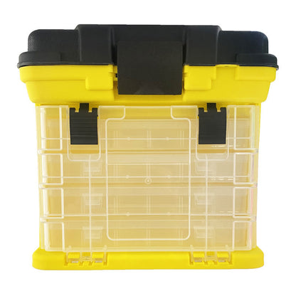 Portable Fishing Toolbox with Large Storage Capacity