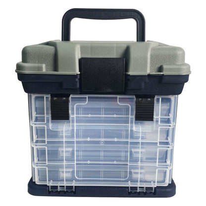 Portable Fishing Toolbox with Large Storage Capacity