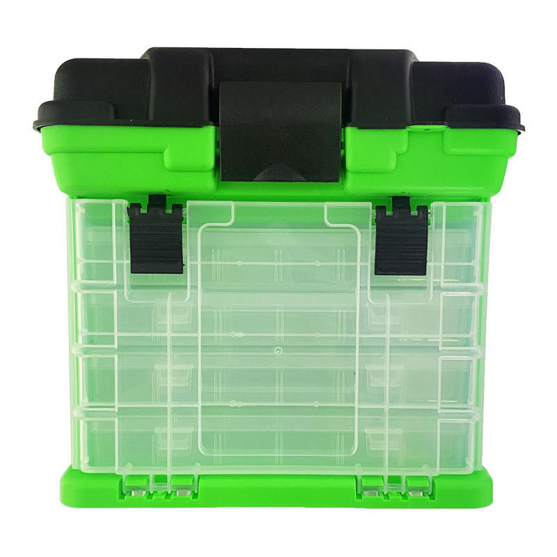 Portable Fishing Toolbox with Large Storage Capacity