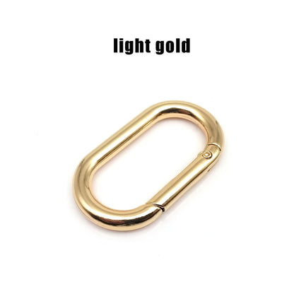HookUpCo. Openable Leather Bag Clip Keyring - HookUpCo.