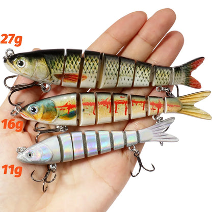 HookUpCo. Multi Joint Slow Sinking Swimbait