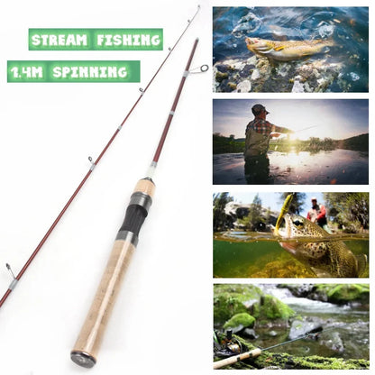 HookUpCo. 1.4M Ultralight Spinning Lure Rod - HookUpCo.