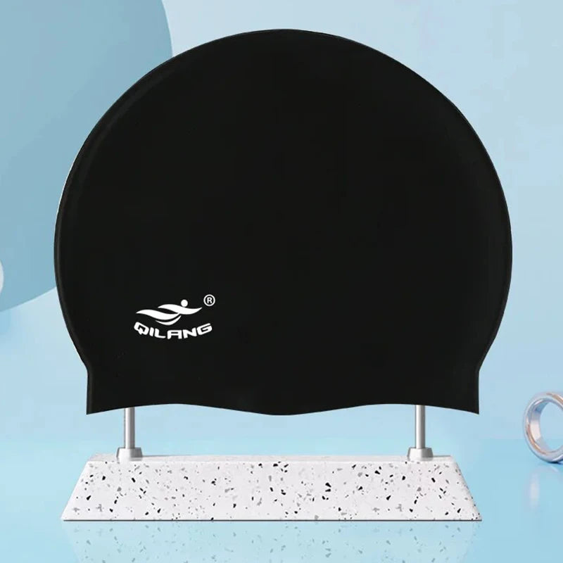 HookUpCo Waterproof Swim Caps