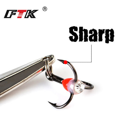 HookUpCo. Winter Ice Fishing Metal Jig Lures