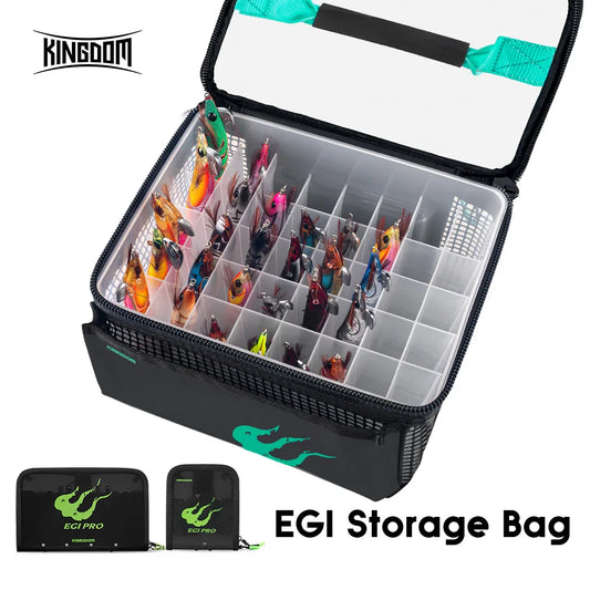 HookUpCo. Octopus Egi Case with 40 Grids for Sea Storage