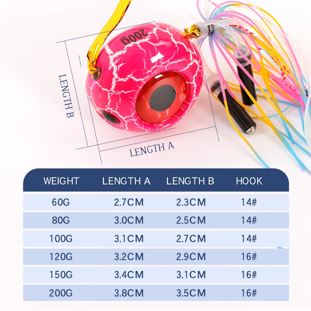 HookUpCo. Fast Sinking Jig Lure - HookUpCo.