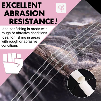 ZUKIBO Japan Fluorocarbon Coating Fishing Line - High Strength