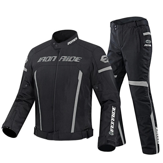 Waterproof Motorcross Jacket with Protective Gear, M-3XL