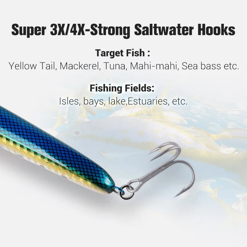 Heavy Sinking Stickbait Lure for Sea Fishing