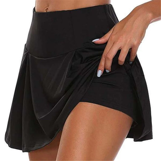 Quick-Dry High Waist Mini Skirt for Summer Fitness Activities
