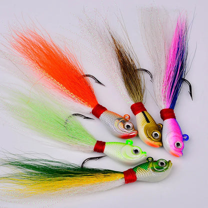 HookUpCo. Feathered Fishing Jig Set - HookUpCo.