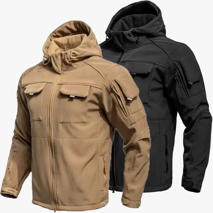 Men's Tactical Winter SharkSkin Fleece Jacket for Outdoors