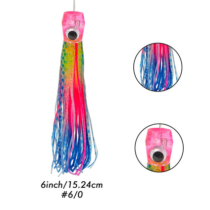 HookUpCo. Transparent Trolling Lure Set for Big Fish