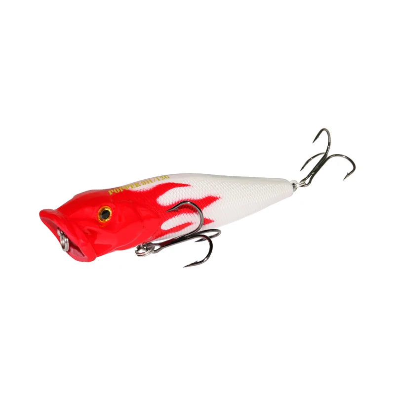 HookUpCo. 12.5g Floating Popper for Pike Fishing - HookUpCo.