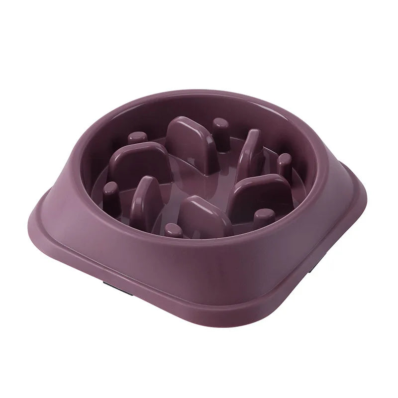 Slow Feed Anti-Choking Bowl for Cats and Dogs - Multiple Colors