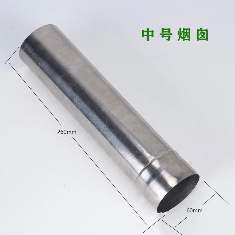HookUpCo. Steel Chimney Pipe for Wood Stoves