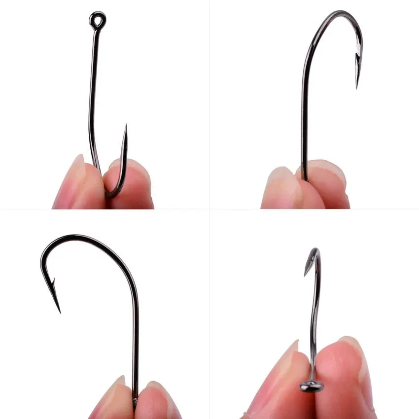 HookUpCo. High Carbon Fishing Circle Hooks 50pcs - HookUpCo.