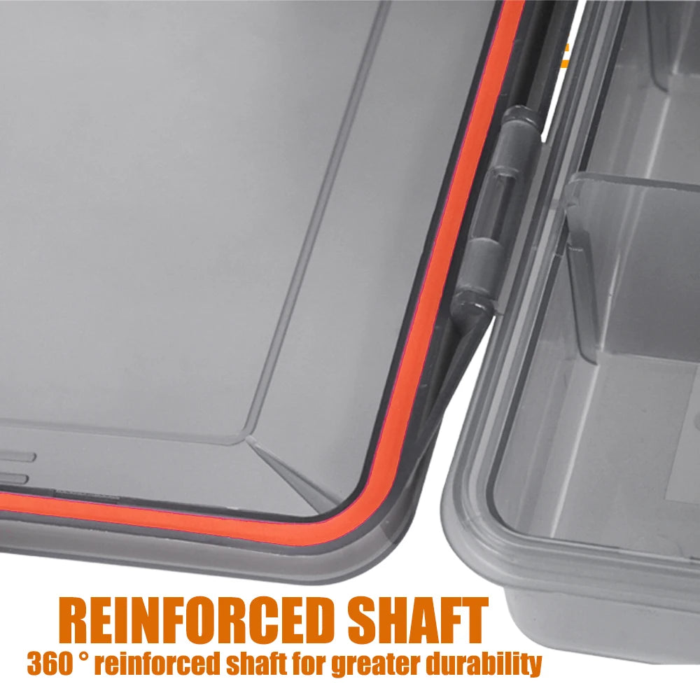 HookUpCo. Waterproof Fishing Tackle Storage Box - HookUpCo.