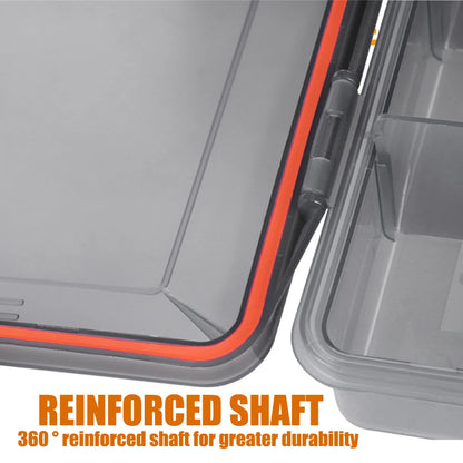 HookUpCo. Waterproof Fishing Tackle Storage Box - HookUpCo.