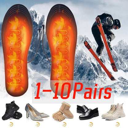 USB Heated Insoles for Ultimate Winter Foot Warmth