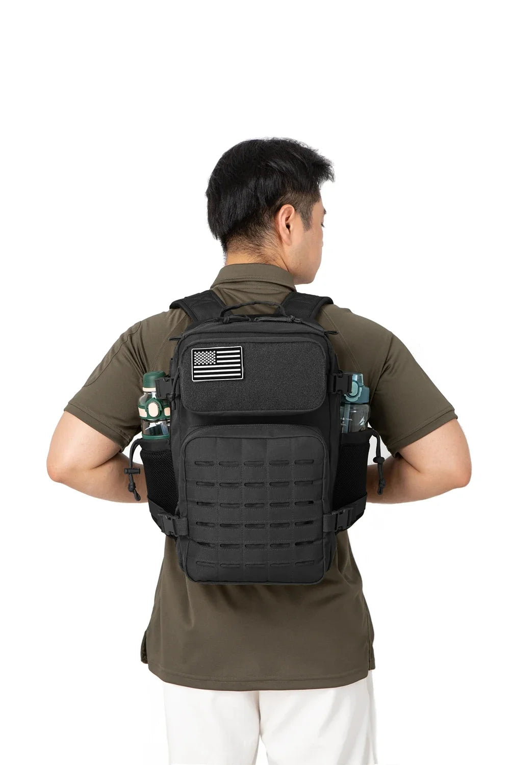 25L/45L Tactical Backpack with Bottle Holder for Outdoor Use