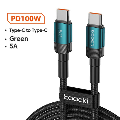HookUpCo. 100W Type C to USB C Fast Charging Cable
