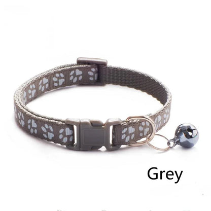HookUpCo. Colorful Pet Collar with Safety Bell