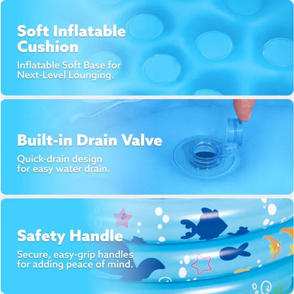 HookUpCo. Inflatable Kiddie Pool