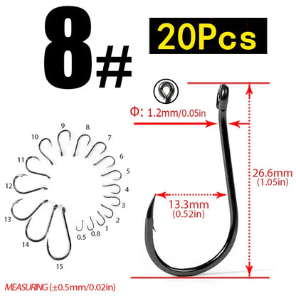 HookUpCo. Carbon Steel Circle Hooks for Fishing - HookUpCo.