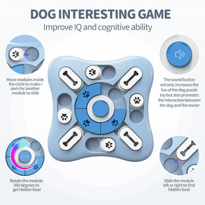 HookUpCo. Interactive Slow Feeder Dog Puzzle